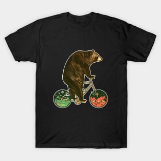 Mountain Biker Bear T-Shirt